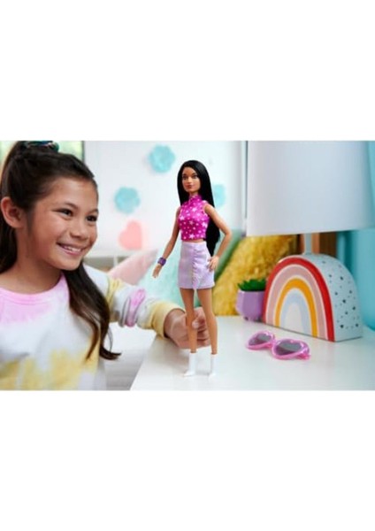 Luxury Srhtds Büyüleyici Parti Bebekleri (Fashionistas), Yıldız Deseni Kıyafetli Bebek, Oyuncak Desing 1 Adet modelleri
