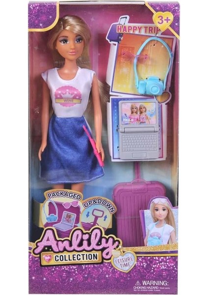 Luxury Anliliy Bebek Valizli Seyahat Seti 1 Adet