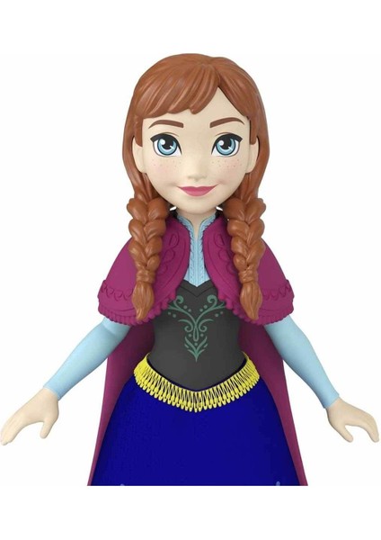 Luxury Disney Karlar Ülkesi Elsa ve Anna Mini Bebekler HLW97 - Anna Pembe Pelerinli 1 Adet modelleri