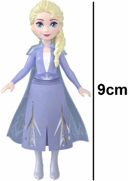 Luxury Elsa ve Anna 2'li Mini Figür Seti Hasbro Disney Frozen Karlar Ülkesi Kraliçesi Oyuncak Bebek Set 9cm 1 Adet