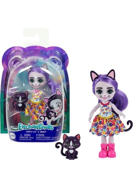 Luxury Minik Kız Kardeşler ve Dostları Cabery Cat HCF97-HCF98 1 Adet
