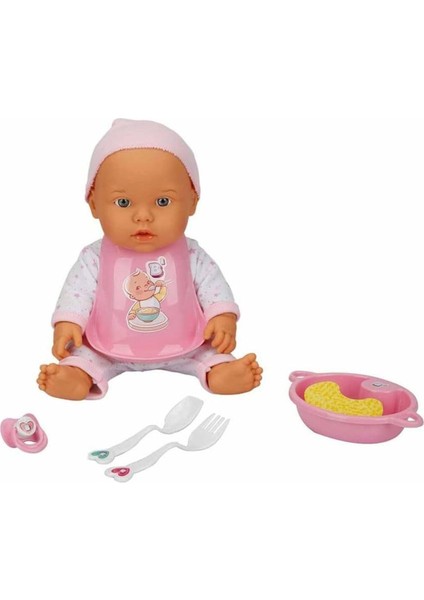 Luxury Derik Bebelou Yemek Zamanı Gelen Bebek 35CM, Renkli Yeni 1122015 1 Adet