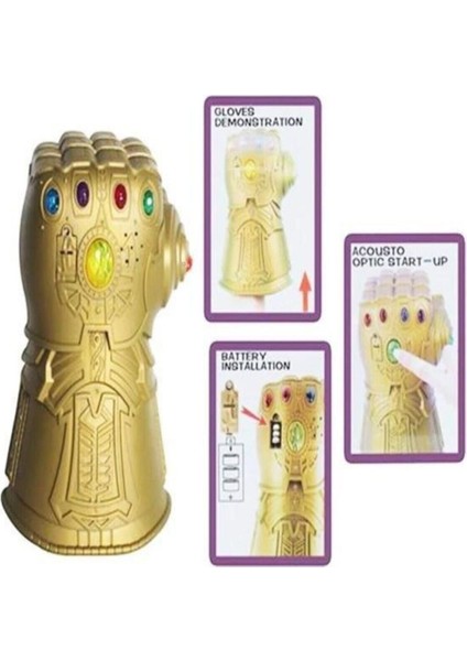 Luxury Kids Avengers Hero Attack Kutulu Thanos Eldiven Figür WL5024 1 Adet fiyatları