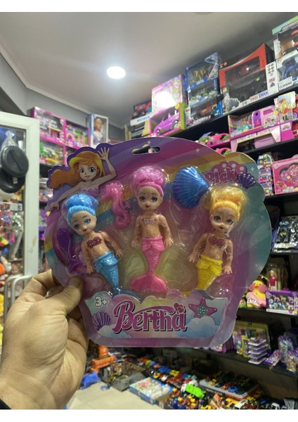Luxury Aksesuarlı Mini Deniz Kızı ve Arkadaşları 1 Adet fiyatları
