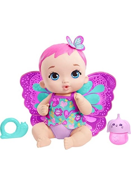 Luxury GYP10 My Garden Baby, Kelebek Bebeğimin Bakım Zamanı, Pembe Saçlı Bebek / +3 Yaş 1 Adet