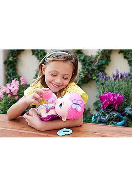 Luxury GYP10 My Garden Baby, Kelebek Bebeğimin Bakım Zamanı, Pembe Saçlı Bebek / +3 Yaş 1 Adet