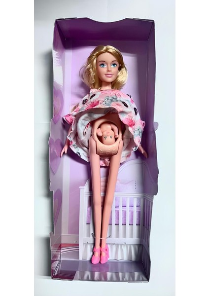Luxury Karnı Açılan Hamile Bebek Kaliteli Model Bebek ve Bebeği 1 Adet