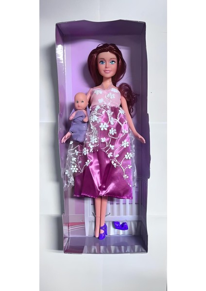 Luxury Karnı Açılan Hamile Bebek Kaliteli Model Bebek ve Bebeği 1 Adet
