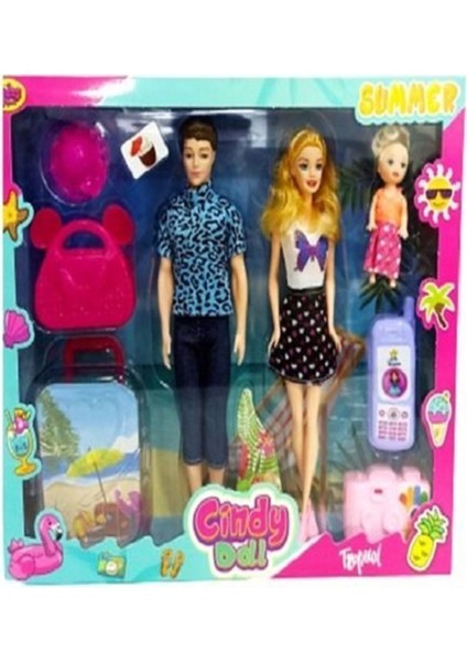 Luxury Oydaş Cindy Doll 02455 Aile Tatil Seti 1 Adet