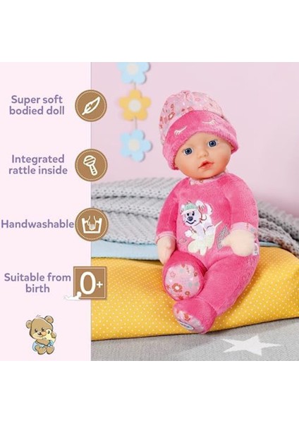 Luxury Derik Born Zapf Creation Uykucu Oyuncak Bebek, Pembe, 30 cm Yeni 1122015 1 Adet
