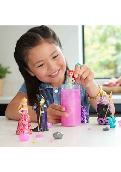 Luxury Disney Prenses Royal Color Reval Renk Değiştiren Bebek Sürpriz Paket HXH16 1 Adet