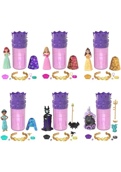 Luxury Disney Prenses Royal Color Reval Renk Değiştiren Bebek Sürpriz Paket HXH16 1 Adet