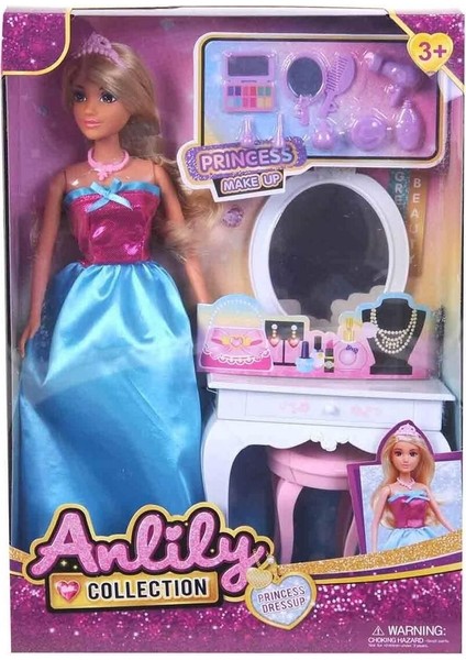 Luxury Anliliy Bebek Makyaj Masalı Güzellik Seti 1 Adet
