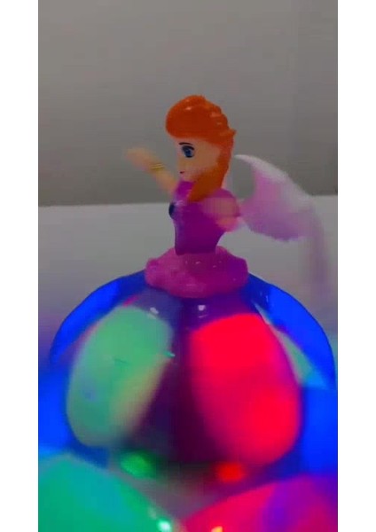 Luxury Dans Eden Angel Girl Dans Eden Sesli Işıklı Şarkı Söyleyen Pilli Oyuncak Prenses Bebek 1 Adet