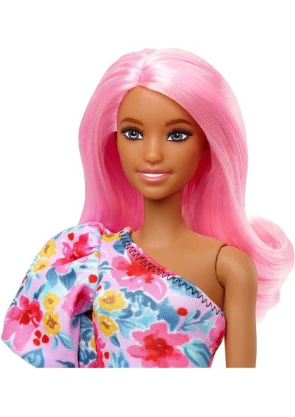 HBV21 Barbie Fashionistas Tek Omuz Elbiseli, Protez Bacaklı 1 Adet