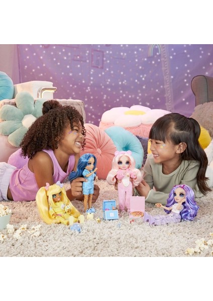 Luxury Rainbow High Jr. High Pijama Partisi Bebekleri Asst 2 - Mor 1 Adet