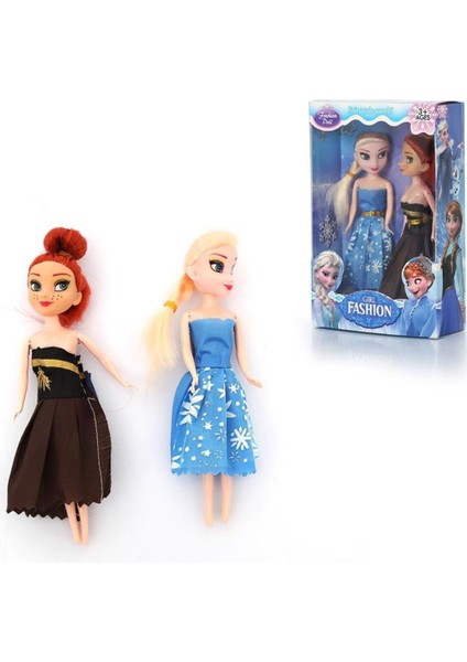 Luxury 2li Fashion Elsa ve Anna Bebek 1 Adet