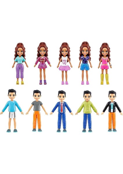 Luxury HKW10 Polly Pocket ve Arkadaşları Kombin Eğlencesi Oyun Seti 1 Adet