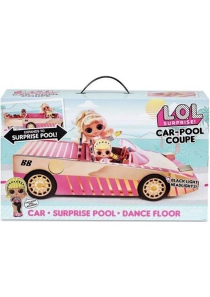 L.o.l Surprise Havuzlu Araba Car-Pool Coupe Çok Özel Lol Bebek 1 Adet