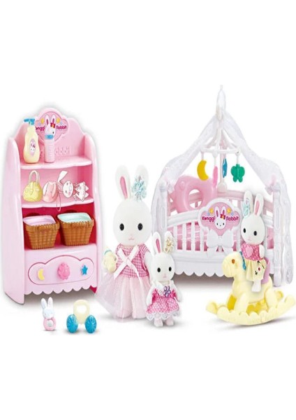 Luxury Mega 6621 7 Bay Dream Mini Tavşan Bebek Odası Seti 336806 Oyck 1 Adet