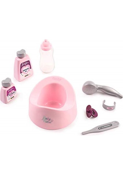 Luxury 220359 Baby Nurse Banyo Seti ve Aksesuarları, 3 Yaşından Büyük Çocuklar Için, Pembe, Mor, 1 Adet modelleri
