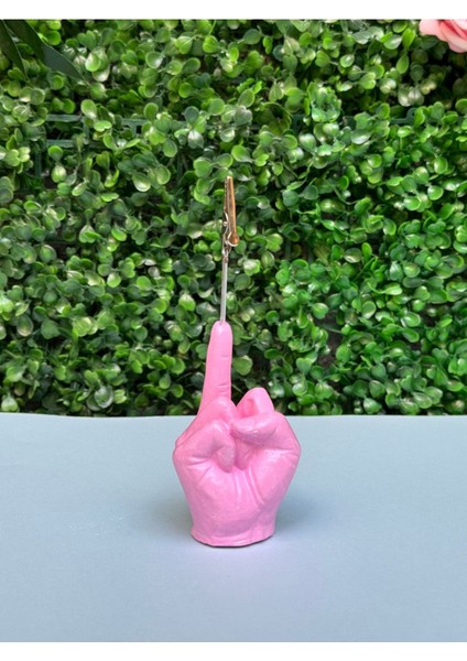 Luxury Pembe Orta Parmak Fotoğraf Not Tutacağı Notluk Not Tutucu 1 Adet