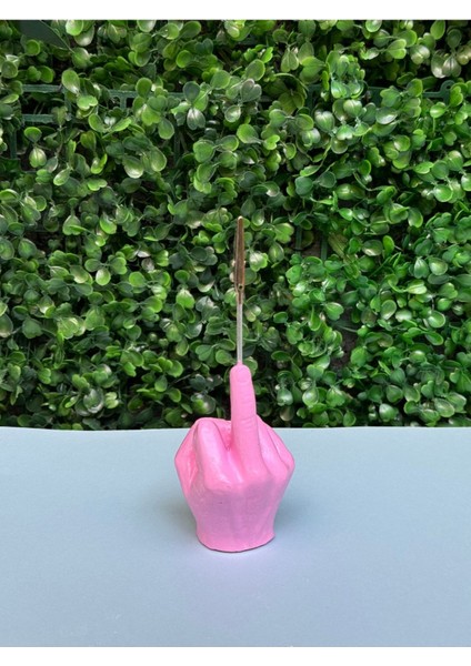 Luxury Pembe Orta Parmak Fotoğraf Not Tutacağı Notluk Not Tutucu 1 Adet