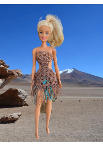 Luxury Barbie Bebek Için Handmade Mayo 1 Adet