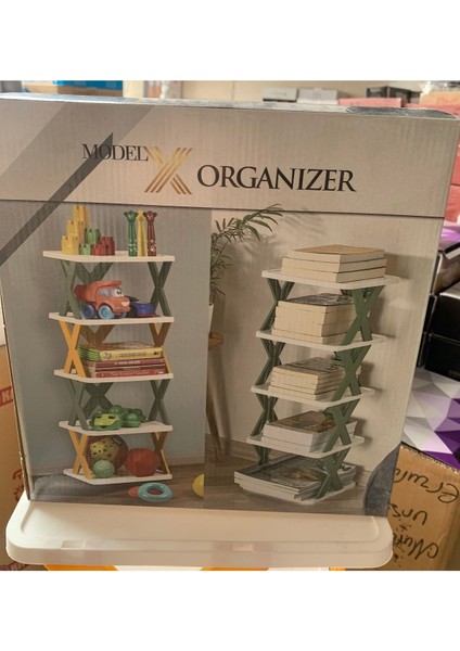 Luxury Çok Amaçlı Organizer Mini Kitaplık 1 Adet