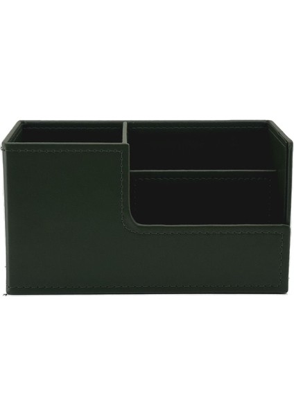 Luxury Beyoğlu Serisi Deri Organizer Kalemlik Yeşil 11X20X9.5 cm 1 Adet modelleri