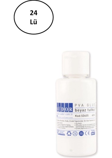 Luxury Beyaz Tutkal 40 ml 24'lü 1 Adet