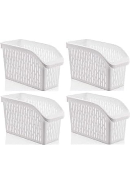 Luxury Htsp Buzdolabı Sepeti Dolap Içi Düzenleyici Sepet Organizer Beyaz 4 Adet 30X16X17 Şmd Al 1122015 1 Adet modelleri