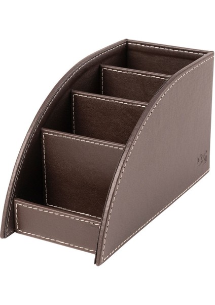 Luxury Kalemlik ve Kumandalık Suni Deri Masaüstü Organizer 4 Gözlü 21,5X10X12,5 cm 1 Adet fiyatları