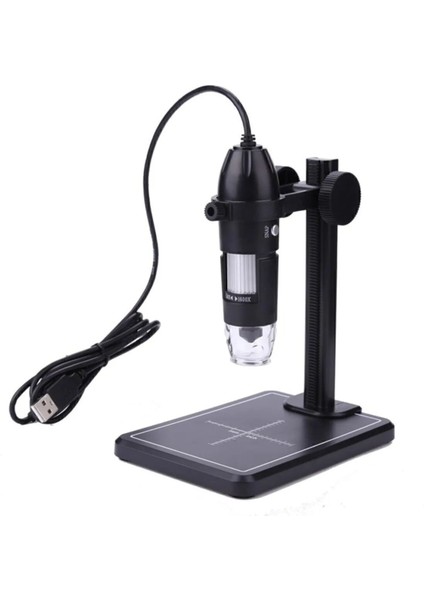 Luxury 1600X Zoom 2mp USB Dijital Mikroskop Ledli Kamera Saç Yaprak Bitki Kuyum Analizi 1 Adet
