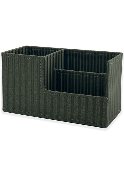 Luxury Beyoğlu Serisi Deri Organizer Kalemlik Cosmos Yeşil 11X20X9.5 cm 1 Adet