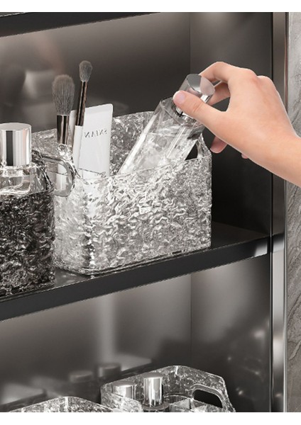Luxury Çok Amaçlı Banyo Düzenleyici Parfüm Takı Makyaj Düzenleyici Organizer 1 Adet fiyatları