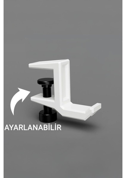 Luxury Kulaklık Tutucu - Masa Kenarı Ayarlanabilir Foksiyonel Kulaklık Standı 1 Adet