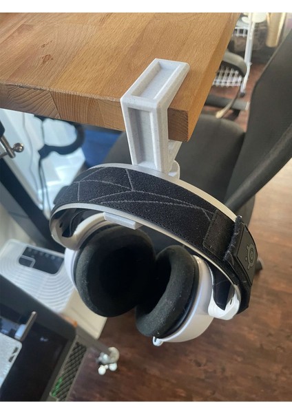 Luxury Kulaklık Tutucu - Masa Kenarı Ayarlanabilir Foksiyonel Kulaklık Standı 1 Adet