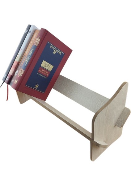 Luxury Masaüstü Kitaplık / Masaüstü Organizer / Ağaç Desen Kitaplık 45CM x 14,5cm x 21CM 1 Adet