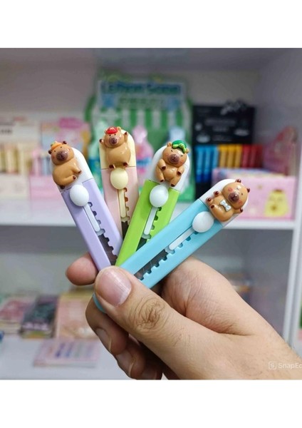 Luxury 1 Adet Capybara Mini Maket Bıçağı Falçata 1 Adet