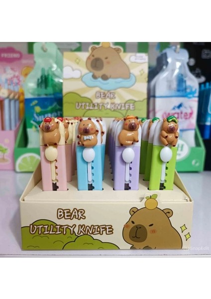 Luxury 1 Adet Capybara Mini Maket Bıçağı Falçata 1 Adet