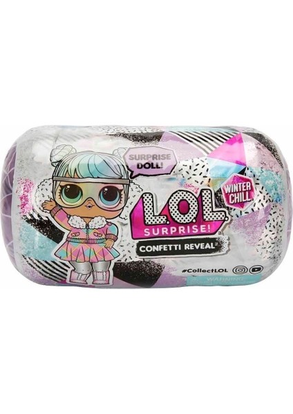 Luxury Civciv Oyuncak L.o.l Surprise Confetti Reveal Winter Chill Sürpriz Paket 1 Adet