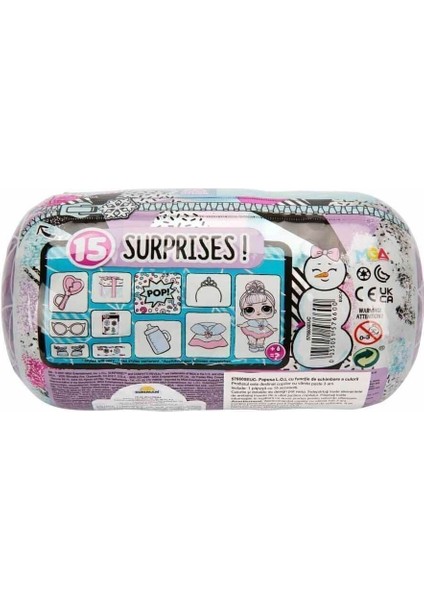 Luxury Civciv Oyuncak L.o.l Surprise Confetti Reveal Winter Chill Sürpriz Paket 1 Adet