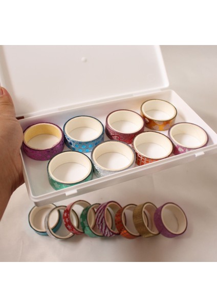 Luxury 3 Adet Beyaz Içi Boş Düzenleyici Organizer Sert Plastik 1 Adet