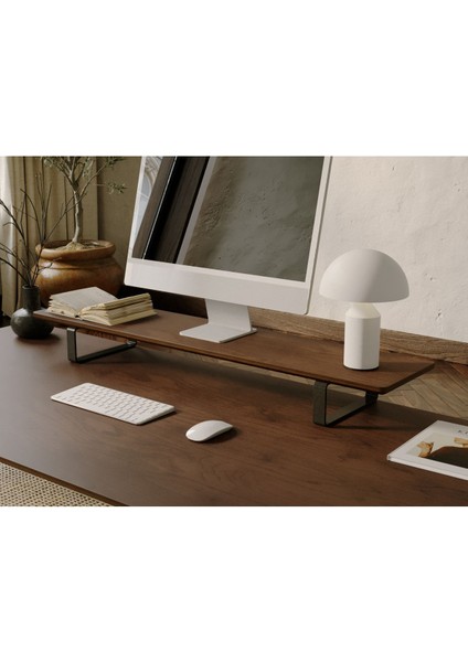 Luxury Doğal Ahşap Monitör Yükseltici Monitor Altlığı Monitör Sehpası 1 Adet