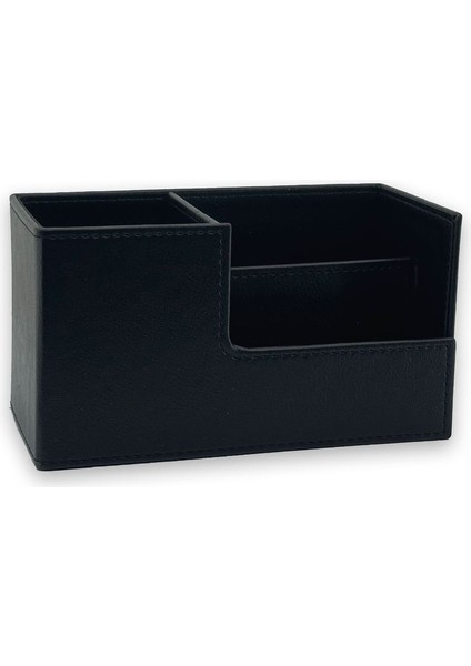 Luxury Beyoğlu Serisi Deri Organizer Kalemlik Dokulu Siyah 11X20X9.5 cm 1 Adet fiyatları