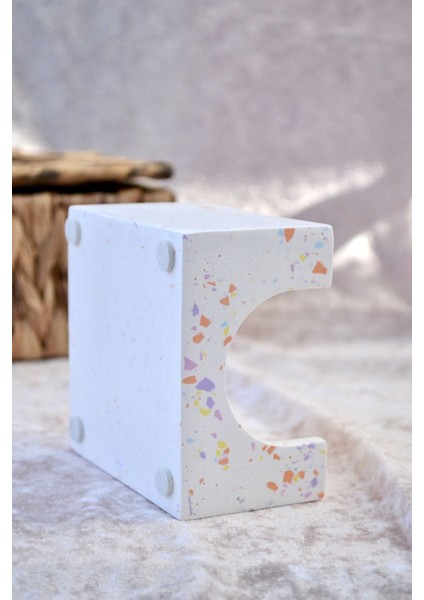 Luxury Terrazzo Bloknotluk Masaüstü Organizer 1 Adet