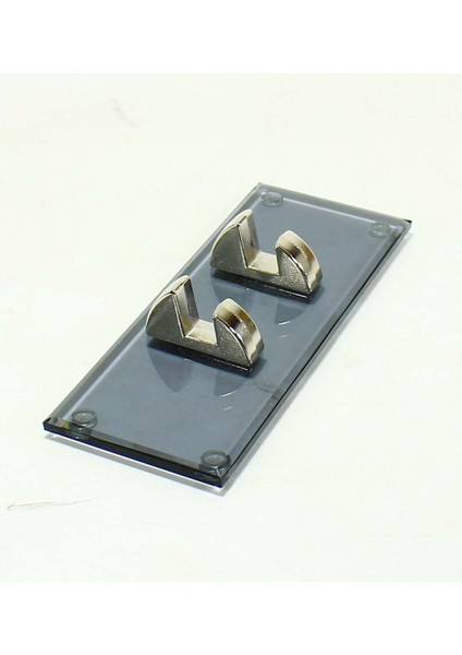 Luxury Masa Üstü Telefon Tutucu Stand Araç Telefon Tutucu Telefon Standı Cam Füme Krom Metal Ayak 1 Adet fırsatları