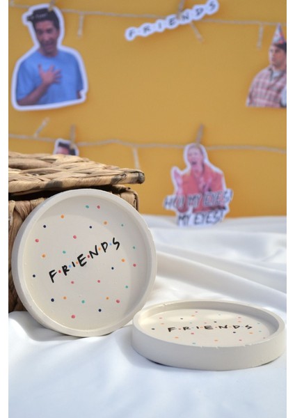 Luxury Ikili Friends Bardak Altlığı 1 Adet