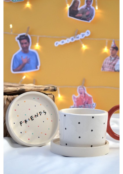 Luxury Ikili Friends Bardak Altlığı 1 Adet modelleri
